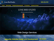 Tablet Screenshot of lonebird.com